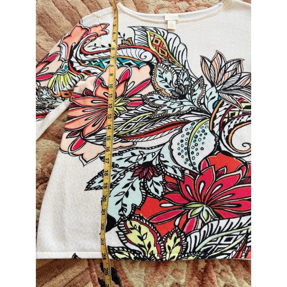 Chicos Colorful top - Picture 8 of 11